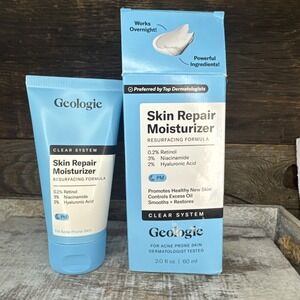 Geologie Clear System Skin Repair Moisturizer 0.2% Retinol 2oz Damaged Box | $35